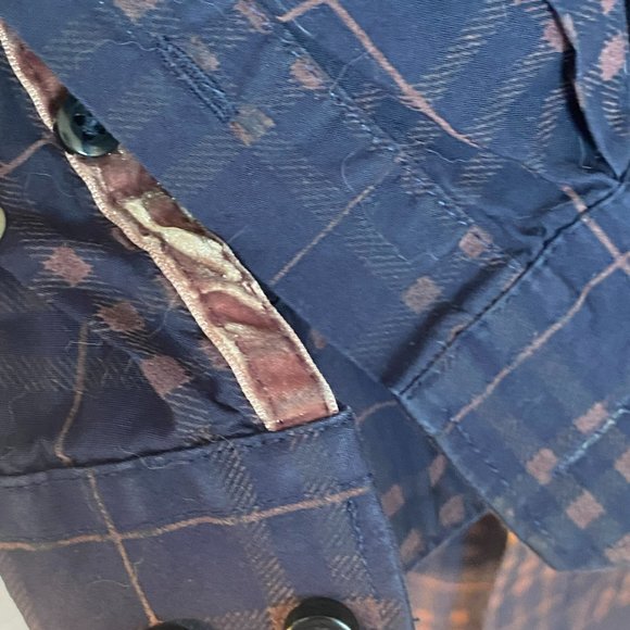 💰 5 FOR $40 / MEN'S BLUE PRONTO UOMO LONG SLEEVED SHIRT (SZ L) - Picture 6 of 7